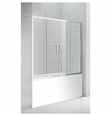 Шторка для ванны 150 см Cezares ECO-O-VF-2-150/145-C-Cr прозрачное