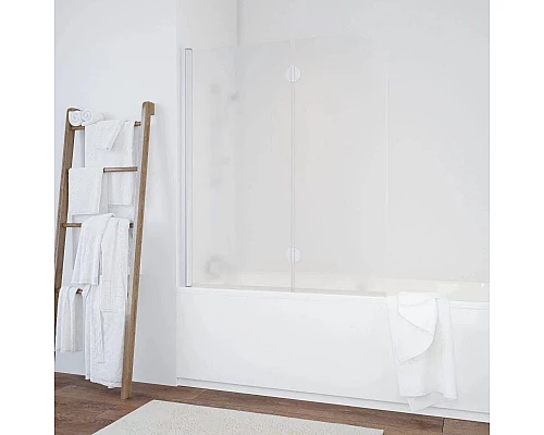 Заказать Шторка для ванны 120 см Vegas Glass E2V 120 01 10 L сатин в магазине сантехники Santeh-Crystal.ru