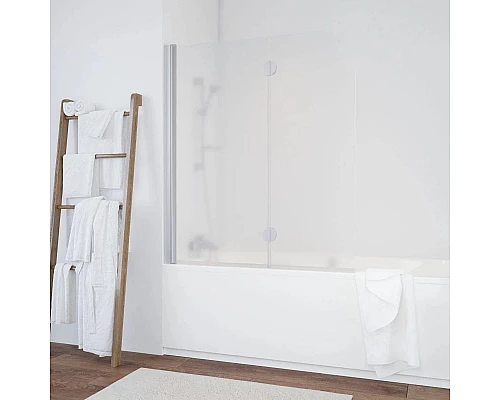 Купить Шторка для ванны 120 см Vegas Glass E2V 120 07 10 L сатин в магазине сантехники Santeh-Crystal.ru