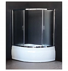 Шторка для ванны 140 см Royal Bath RB140ALP-C-CH матовое