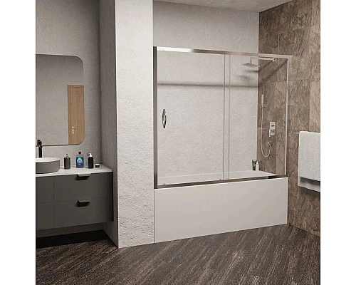Заказать Шторка для ванны 170 см RGW SC-043 Screens 351104317-21 матовое в магазине сантехники Santeh-Crystal.ru