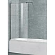Приобрести Шторка для ванны 80 см Cezares LIBERTA-V-1-80/155-C-Cr прозрачное в магазине сантехники Santeh-Crystal.ru