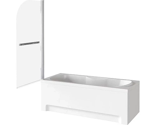 Приобрести Шторка для ванны 80 см Good Door Screen H-HT-80-C-CH прозрачное в магазине сантехники Santeh-Crystal.ru