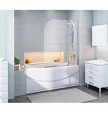 Шторка для ванны 100 см Good Door Screen 2H-100-C-CH прозрачное