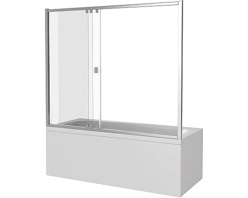 Приобрести Шторка для ванны 170 см Good Door Screen WTW-170-C-CH прозрачное в магазине сантехники Santeh-Crystal.ru