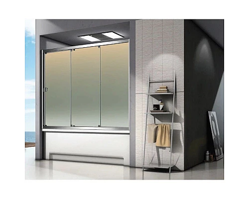 Заказать Шторка для ванны 160 см Good Door Screen WTW-160-G-CH grape в магазине сантехники Santeh-Crystal.ru