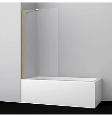 Шторка для ванны 80 см WasserKRAFT Aisch 55P01-80 Fixed прозрачное