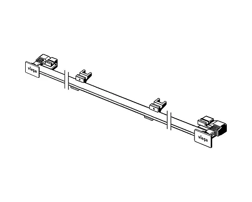 Купить Дизайн-вставка для душевого лотка 300-1200 мм модель 4967.30 матовый хром Viega Advantix Vario 736569 в магазине сантехники Santeh-Crystal.ru