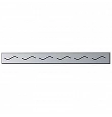 Декоративная решетка 1000 мм Winkiel Onde полированная сталь WDR-1000-02-0001