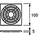 Приобрести Декоративная решетка 100×100 мм TECE TECEdrainpoint S хром 3665002 в магазине сантехники Santeh-Crystal.ru