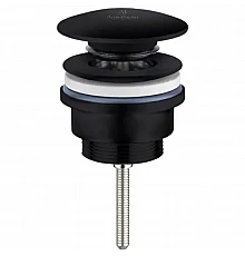 Донный клапан для раковины AltroBagno Beni aggiuntivi AltroBagnoPU070215UNe универсальный, черный матовый