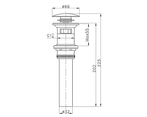 Донный клапан AltroBagno AltroBagnoPU070203ROr