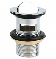 Донный клапан с системой "Клик-клак" и переливом BelBagno BB-PCU-05-CRM