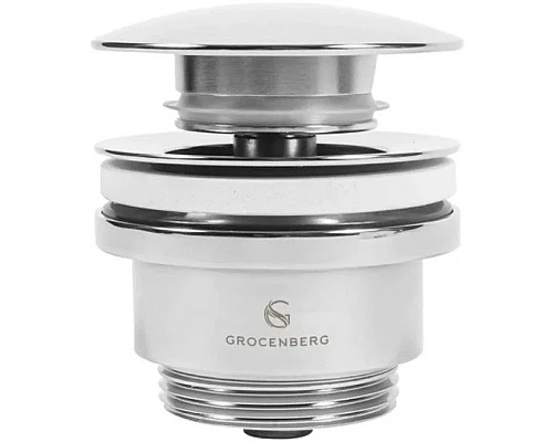 Приобрести Донный клапан Grocenberg GB106CR в магазине сантехники Santeh-Crystal.ru