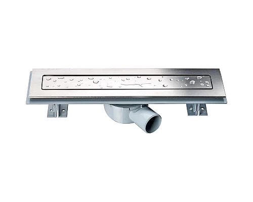 Душевой трап (лоток) Vincea Anzer SAY.72.2.70.STN 67 см, с решеткой, щелевой, сатин