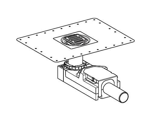 Заказать Трап для душевой системы, монтажная высота от 65 мм Geberit 154.052.00.1 в магазине сантехники Santeh-Crystal.ru