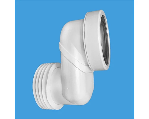 Купить Труба фановая 162 мм, смещение 80 мм McALPINE MRWCLO-8 в магазине сантехники Santeh-Crystal.ru