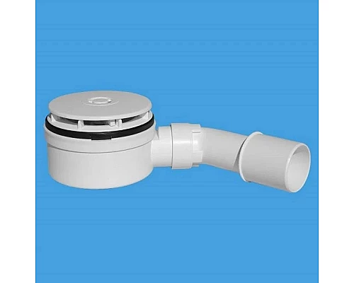 Заказать Сифон для поддона Ø 90 мм McALPINE HC2730LWH-NRV в магазине сантехники Santeh-Crystal.ru