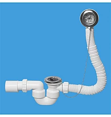 Слив-перелив для ванны McALPINE MRB1-EX