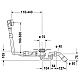 Заказать Слив-перелив для ванны Duravit 790293000001000 в магазине сантехники Santeh-Crystal.ru