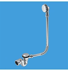 Слив-перелив для ванны McALPINE BRASSTRAP-25-CP