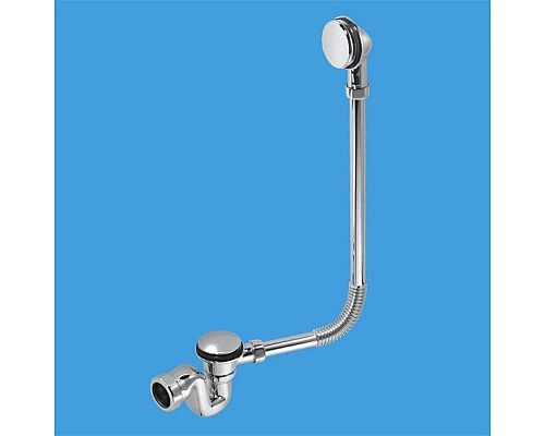 Купить Слив-перелив для ванны McALPINE BRASSTRAP-25-CP в магазине сантехники Santeh-Crystal.ru