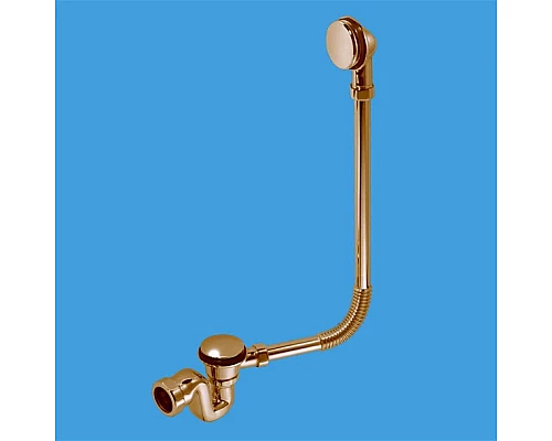 Приобрести Слив-перелив для ванны McALPINE BRASSTRAP-50-AB в магазине сантехники Santeh-Crystal.ru