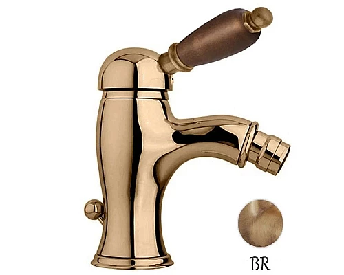 Приобрести Смеситель для биде бронза, ручка орех Cezares Elite ELITE-BSM1-02-Nc в магазине сантехники Santeh-Crystal.ru