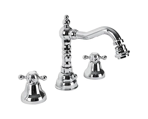 Приобрести Смеситель для биде с донным клапаном хром, ручки хром Cezares Golf GOLF-BBS2-01 в магазине сантехники Santeh-Crystal.ru