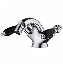 Смеситель для биде с донным клапаном Caprigo Adria Classic Black Edition 03B-530-crm