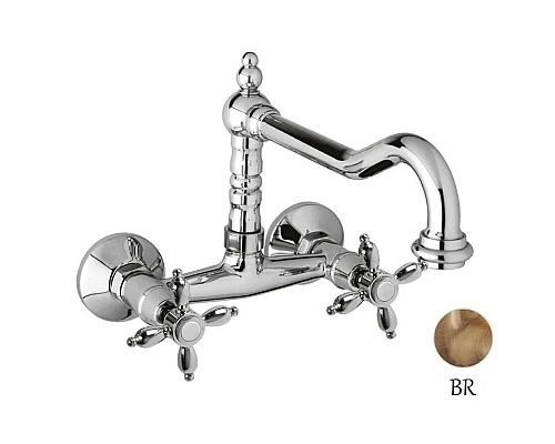 Заказать Смеситель для кухни бронза, ручки бронза Cezares Nostalgia NOSTALGIA-LLP-02 в магазине сантехники Santeh-Crystal.ru