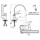 Заказать Cezares TURBOLENZA TURBOLENZA-LL-01 Смеситель для кухни в магазине сантехники Santeh-Crystal.ru