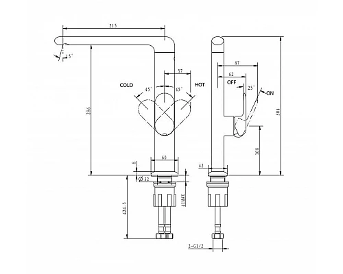 Приобрести Смеситель для кухни BelBagno Ferrano FER-LAM-CRM в магазине сантехники Santeh-Crystal.ru