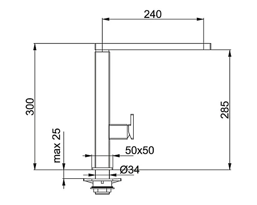 Приобрести Смеситель для кухни Franke Centinox 115.0177.872 в магазине сантехники Santeh-Crystal.ru