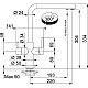 Купить Смеситель для кухни с подключением к фильтру Franke Neptune 115.0370.708 в магазине сантехники Santeh-Crystal.ru