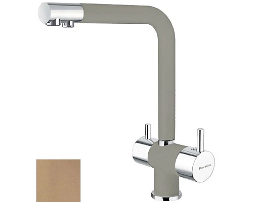 Приобрести Смеситель для кухни Florentina Ares AV хром/капучино 30.30H.2120.306 в магазине сантехники Santeh-Crystal.ru