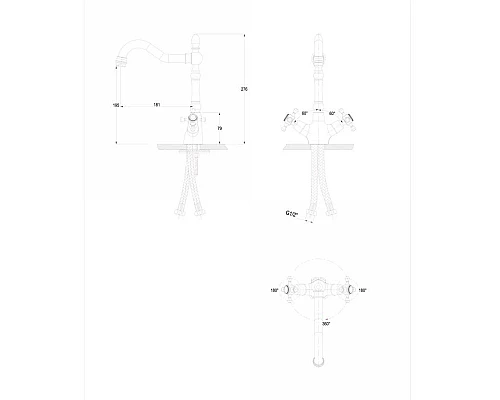 Купить Смеситель для кухни Paulmark Essen Es226001-401 в магазине сантехники Santeh-Crystal.ru