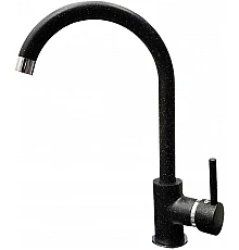 Смеситель для кухни GranFest черный 7651