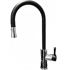 Смеситель для кухни GranFest черный 7652