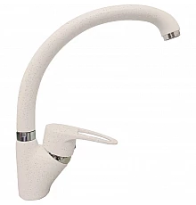 Смеситель для кухни GranFest белый 1024