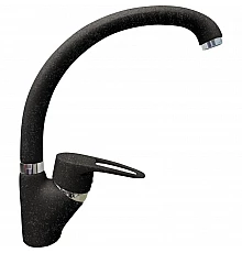 Смеситель для кухни GranFest черный 1024