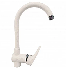 Смеситель для кухни GranFest белый 3023