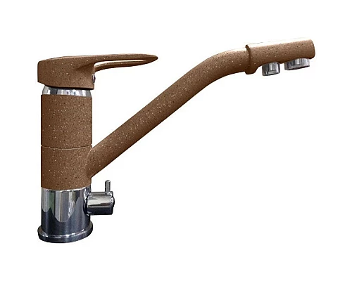Приобрести Смеситель для кухни с подключением к фильтру GranFest терракот 2624-1 в магазине сантехники Santeh-Crystal.ru