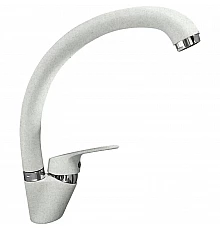 Смеситель для кухни GranFest Quarz белый GF-Z3323