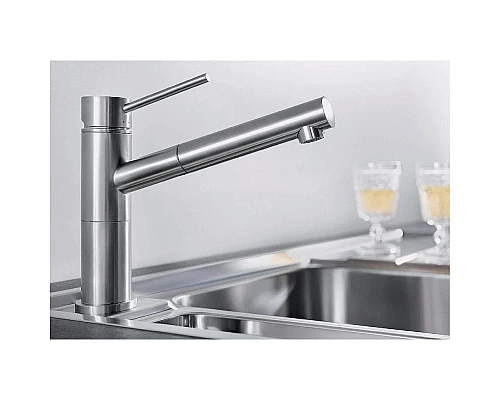Купить Смеситель для кухни Blanco Alta-S Compact Хром 515122 в магазине сантехники Santeh-Crystal.ru