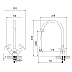 Приобрести Смеситель для кухни IDDIS Jeals 59000T4C+W04 в магазине сантехники Santeh-Crystal.ru
