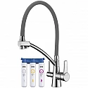 Смеситель для кухни с фильтром Lemark Comfort LM3071C-Gray + H851P00