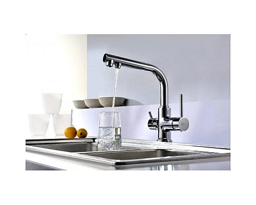 Приобрести Смеситель для кухни с фильтром Lemark Comfort LM3061C + H851P00 в магазине сантехники Santeh-Crystal.ru