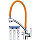 Приобрести Смеситель для кухни с фильтром Lemark Comfort LM3070C-Orange + H851P00 в магазине сантехники Santeh-Crystal.ru