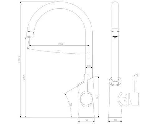 Приобрести Смеситель для кухни с фильтром Lemark Comfort LM3072C + H851P00 в магазине сантехники Santeh-Crystal.ru